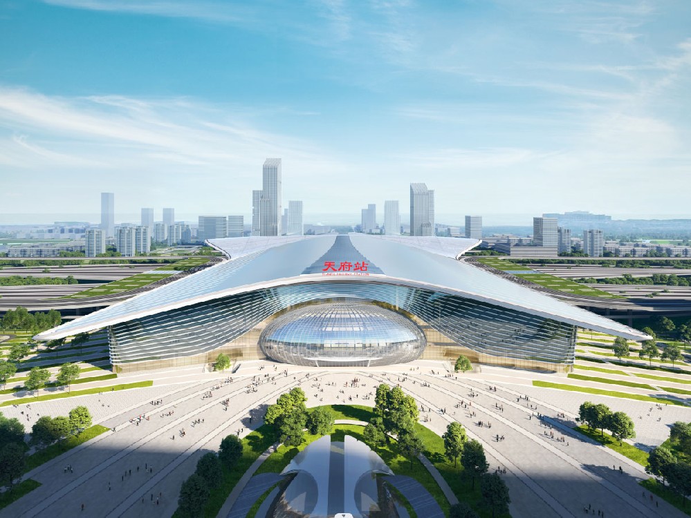 Chengdu Tianfu Railway Station reference project in Chengdu