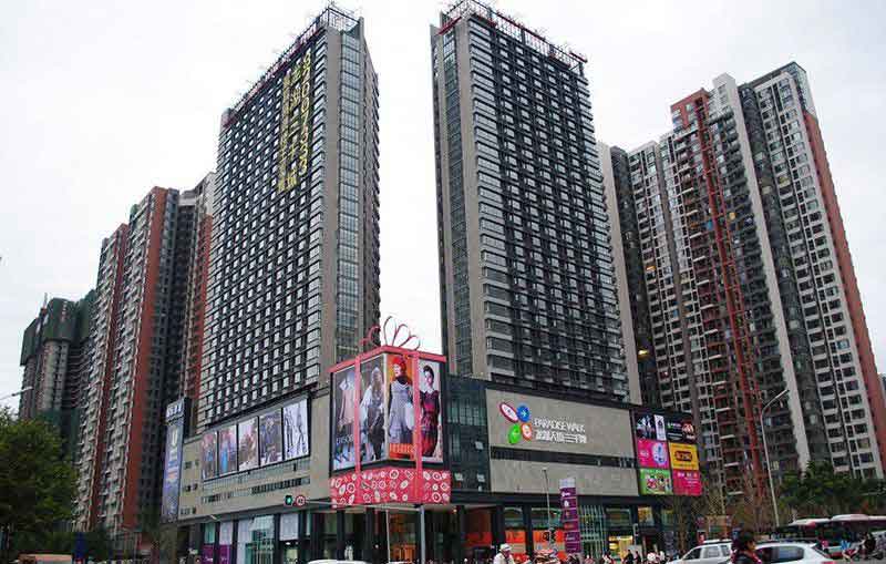 Longfor Sanqian architectural glass reference project in Chengdu