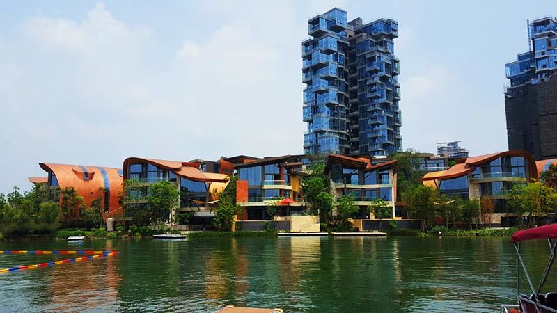 Luxelakes Eco-City reference project in Chengdu